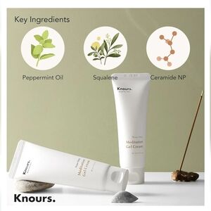 KNOURS Lightweight Calming Water Based Moisturizer Gel Squalane Hydrating 80ml